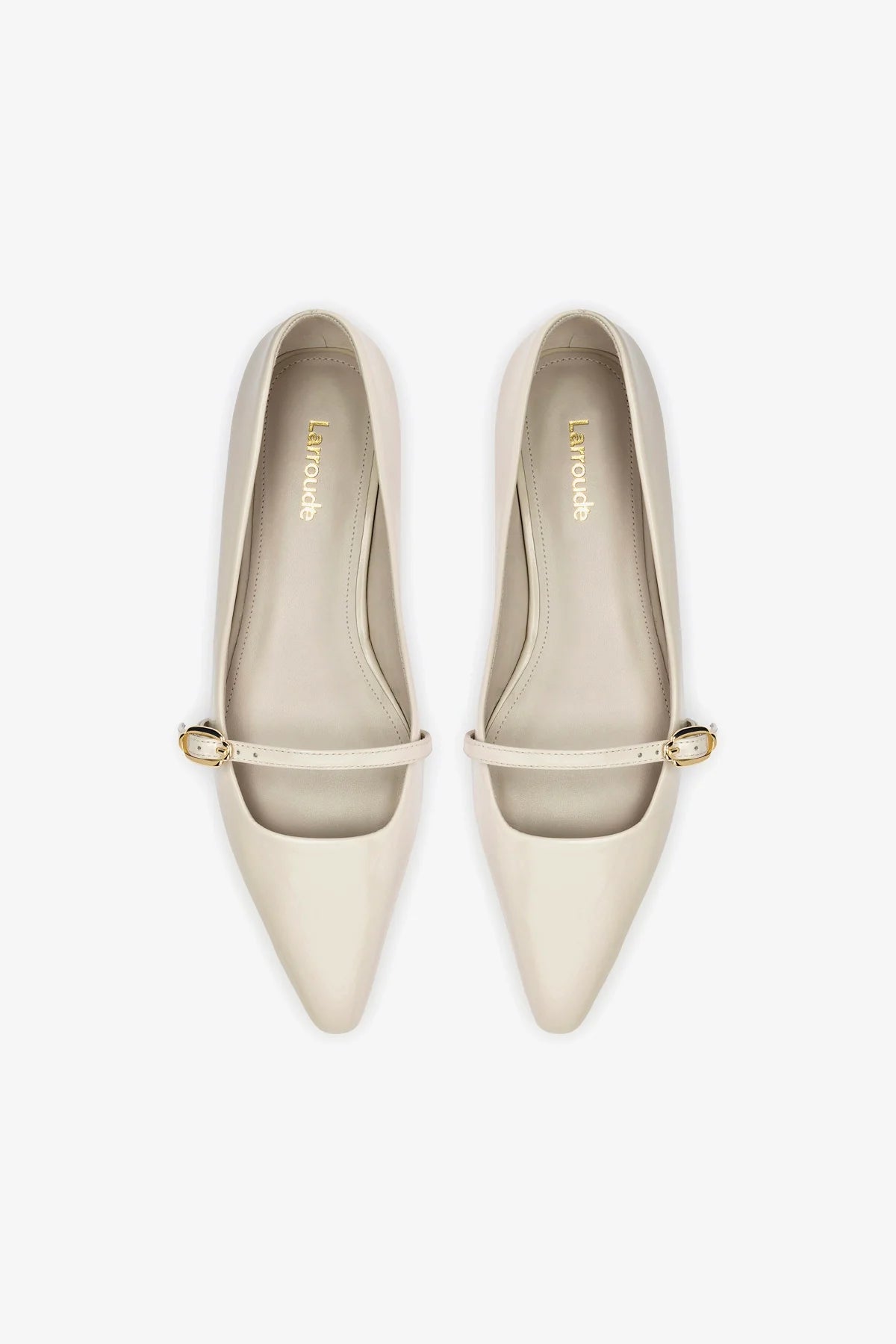 Irene Flat Shoes in Mushroom Grey Leather - Comfortable Women's Loafers for Work, Office & Casual Wear