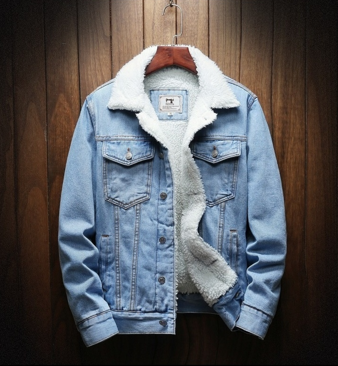 Stylish Antonio Casual Denim Jacket for Men & Women | Vintage Distressed Denim Coat with Button Front | Perfect for Spring, Fall & Outdoor Adventures