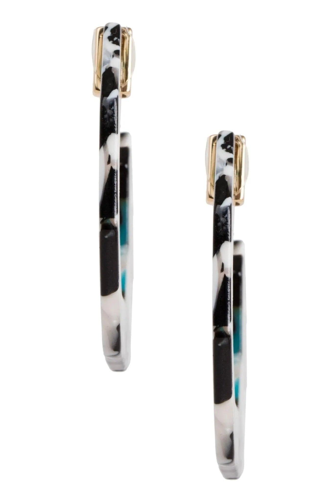 Whitney Resin Earrings for Women - Handmade Dangle Drop Earrings for Casual & Party Wear - Lightweight & Stylish Jewelry Gift