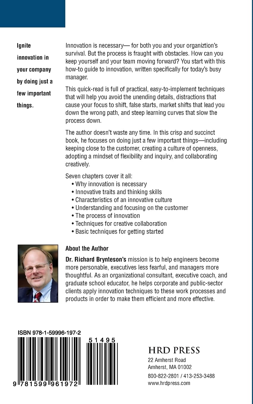 The Manager's Pocket Guide to Innovation - Practical Strategies for Workplace Creativity & Problem Solving | Manager's Pocket Guide Series | Ideal for Leadership Training & Team Brainstorming Sessions