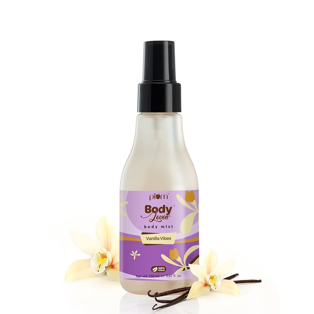 BodyLovin' Vanilla Vibes Body Mist for Women - Long Lasting Vanilla Perfume Spray | 150ml Fine Fragrance | Perfect for Daily Use, Date Nights & Special Occasions