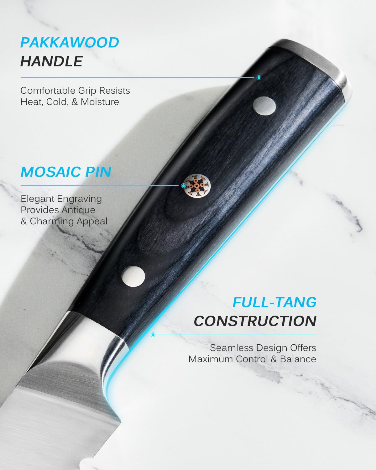 KYOKU 10-Inch Serrated Bread Knife - Japanese High Carbon Steel Samurai Series Knife for Slicing Homemade Bread, Pastries & Cakes | Pakkawood Handle, Full Tang Design with Protective Sheath | Perfect for Bakeries, Home Kitchens & Professional Chefs