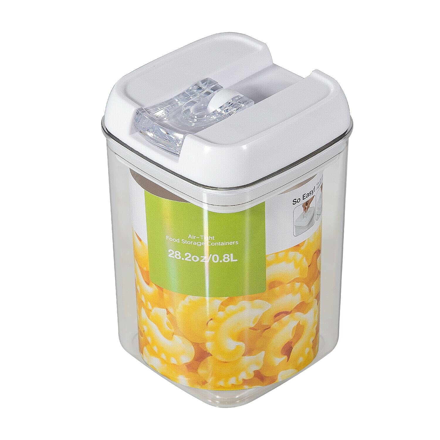 12-Piece Airtight Food Storage Containers Set - BPA-Free Transparent Plastic Kitchen Organizers with Secure Lock Lids for Cereal, Snacks & Dry Goods | Perfect for Pantry Organization & Meal Prep