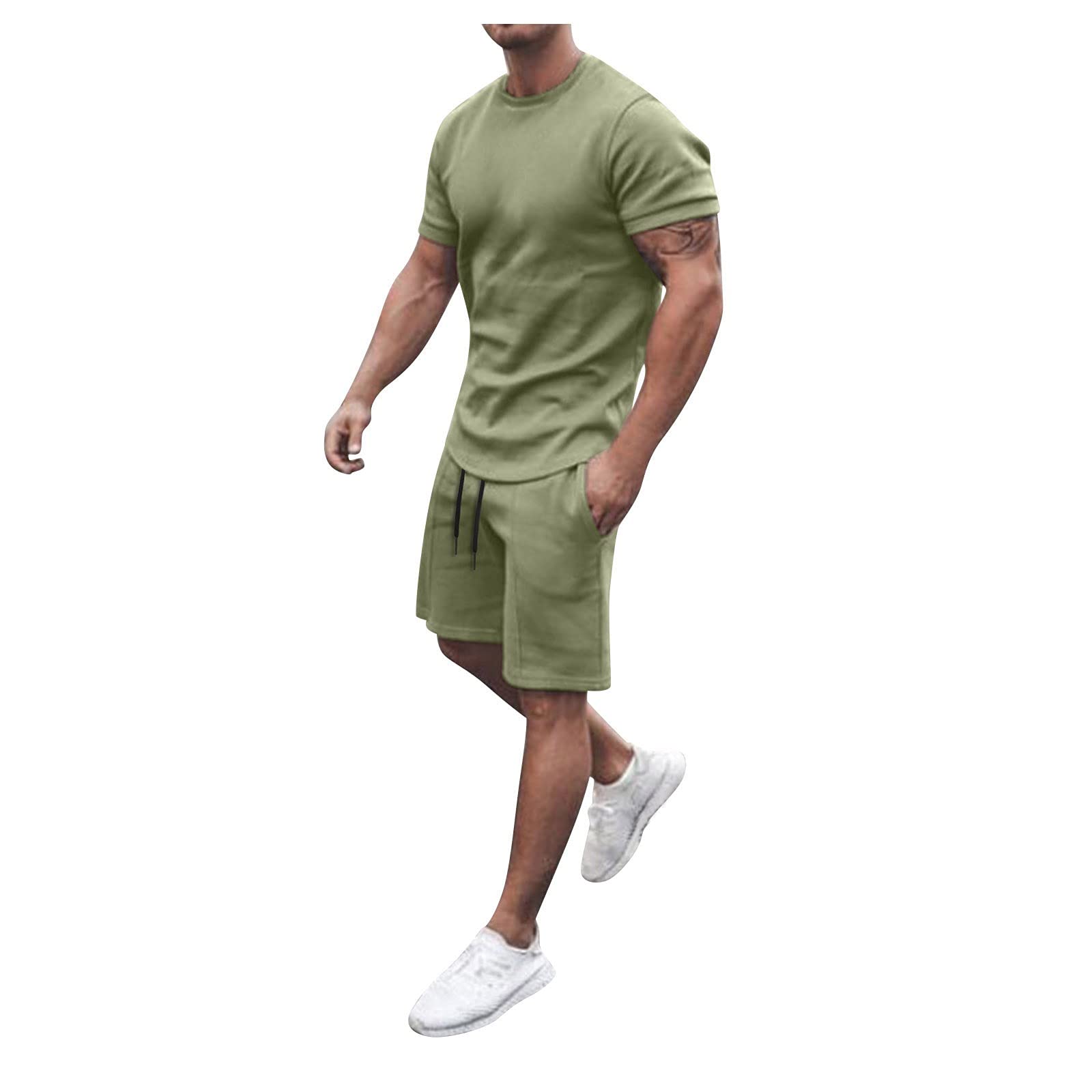 JUNGE 2022 Men's Tracksuit Set - 2 Piece Sweatsuit for Lounge, Jogging & Workouts | Comfortable Activewear & Sportswear for Gym, Running & Casual Wear