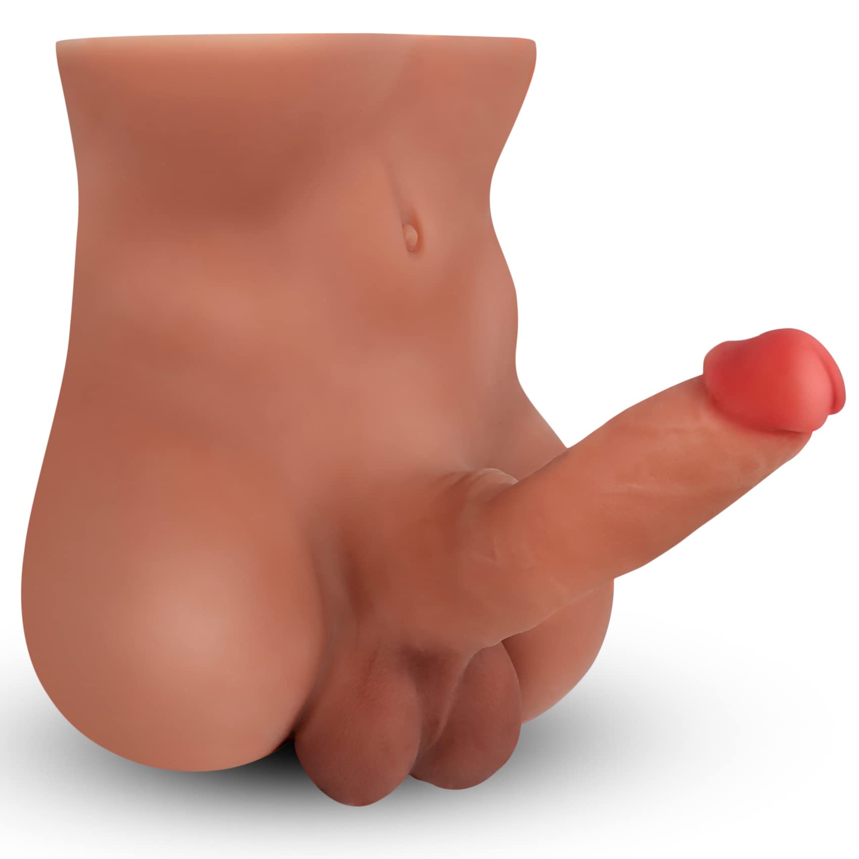 Realistic Male Sex Doll with Flexible Dildo Penis - Lifelike Adult Sex Toy for Women & Couples - Anal & Masturbation Toy for Men & Gay - Brown (Perfect for Solo Play, Couples Exploration & LGBTQ+ Experiences)