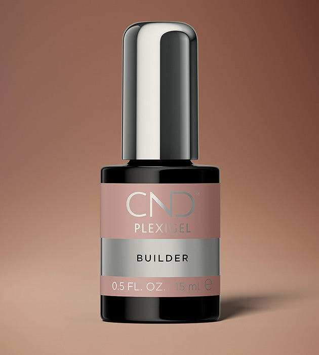 CND Enhancements Plexigel Builder Soft Blush 0.5 fl oz - Professional Nail Builder Gel for Strong & Natural-Looking Nails - Perfect for Salon & DIY Manicures at Home