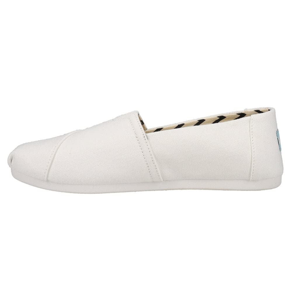 TOMS Women's Alpargata Slip-On Flats - Comfortable Casual Shoes for Women | Perfect for Work, Travel & Everyday Wear