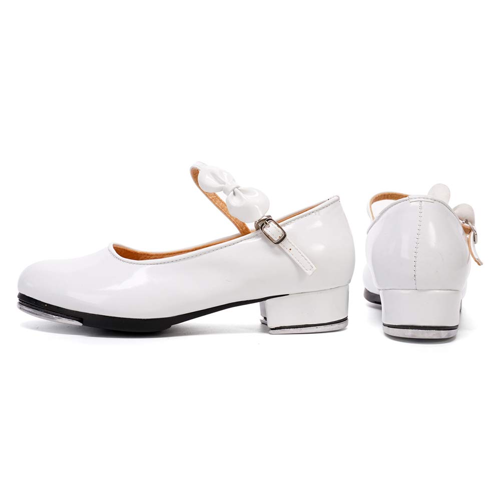 JUODVMP Tap Shoes for Girls & Boys - Unisex Toddler Kids Dance Class Tap Shoes for Beginners, Performances & Recitals