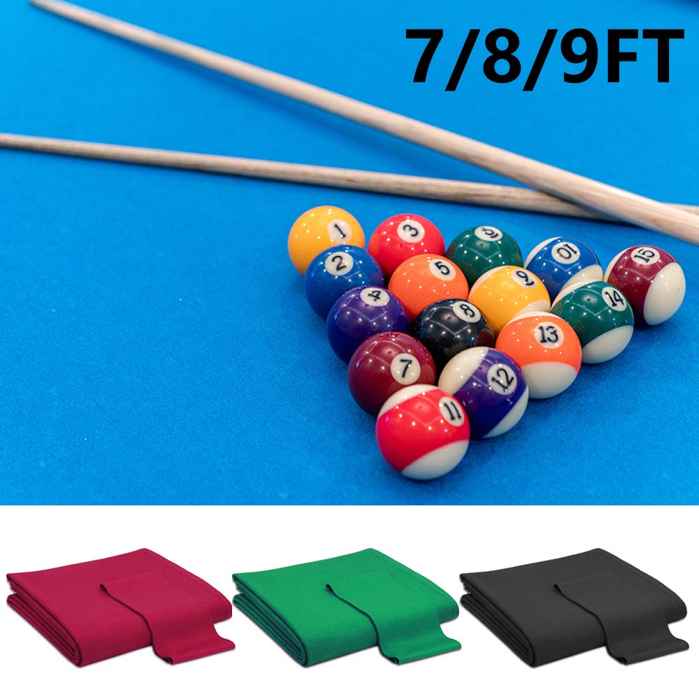 Premium Worsted Blend Billiard Cloth - High-Speed Pool Table Felt for 7', 8', 9' Tables - Pre-Cut Bed & Rails - Perfect for Professional Play & Home Game Rooms