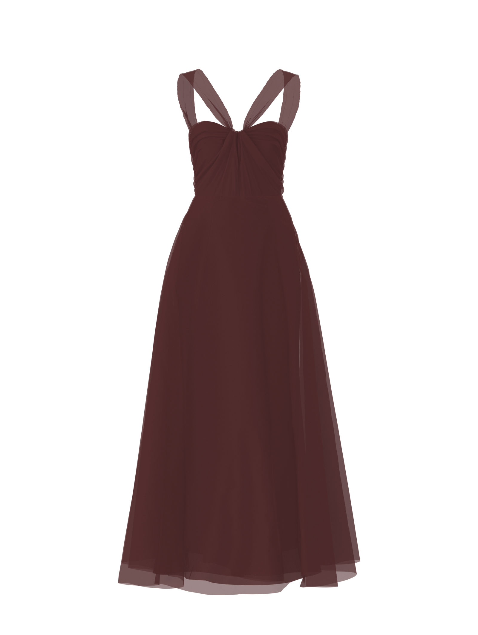 Elegant Cerisa Bodice and Skirt Set with Ruby Accents - Perfect for Prom, Wedding, and Formal Events