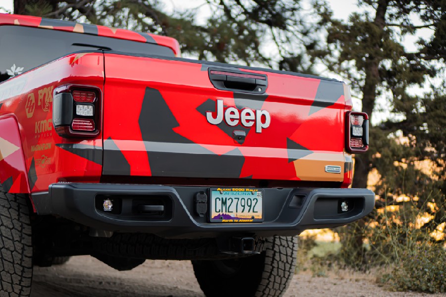 Jeep Gladiator JT Baja Designs Dual S1 Series Reverse LED Light Kit with Upfitter - Off-Road Backup Lights for Enhanced Nighttime Visibility & Safety
