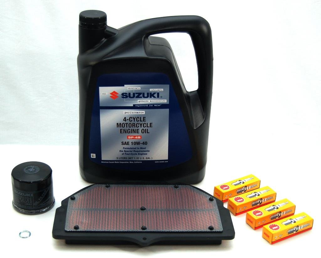Suzuki GSXR1000 05-08 OEM Tune Up Kit - High Performance Motorcycle Maintenance Parts for Suzuki GSXR Gixxer 1000 | Perfect for Routine Servicing, Engine Optimization & Track Day Prep