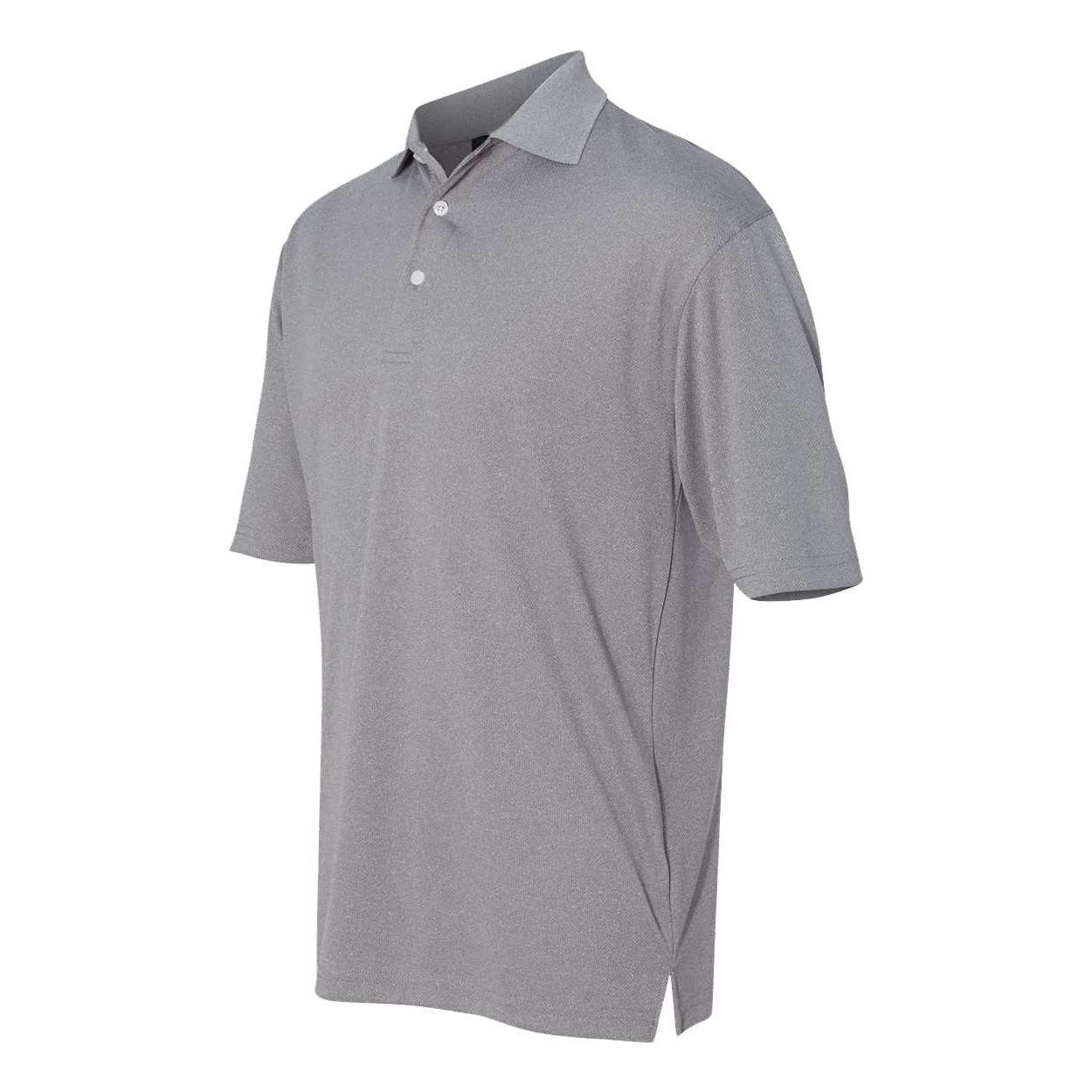 Breathable Moisture-Wicking Mesh Sport Shirt for Men - 3XL Size in Heathered Steel - Perfect for Running, Gym Workouts & Outdoor Activities
