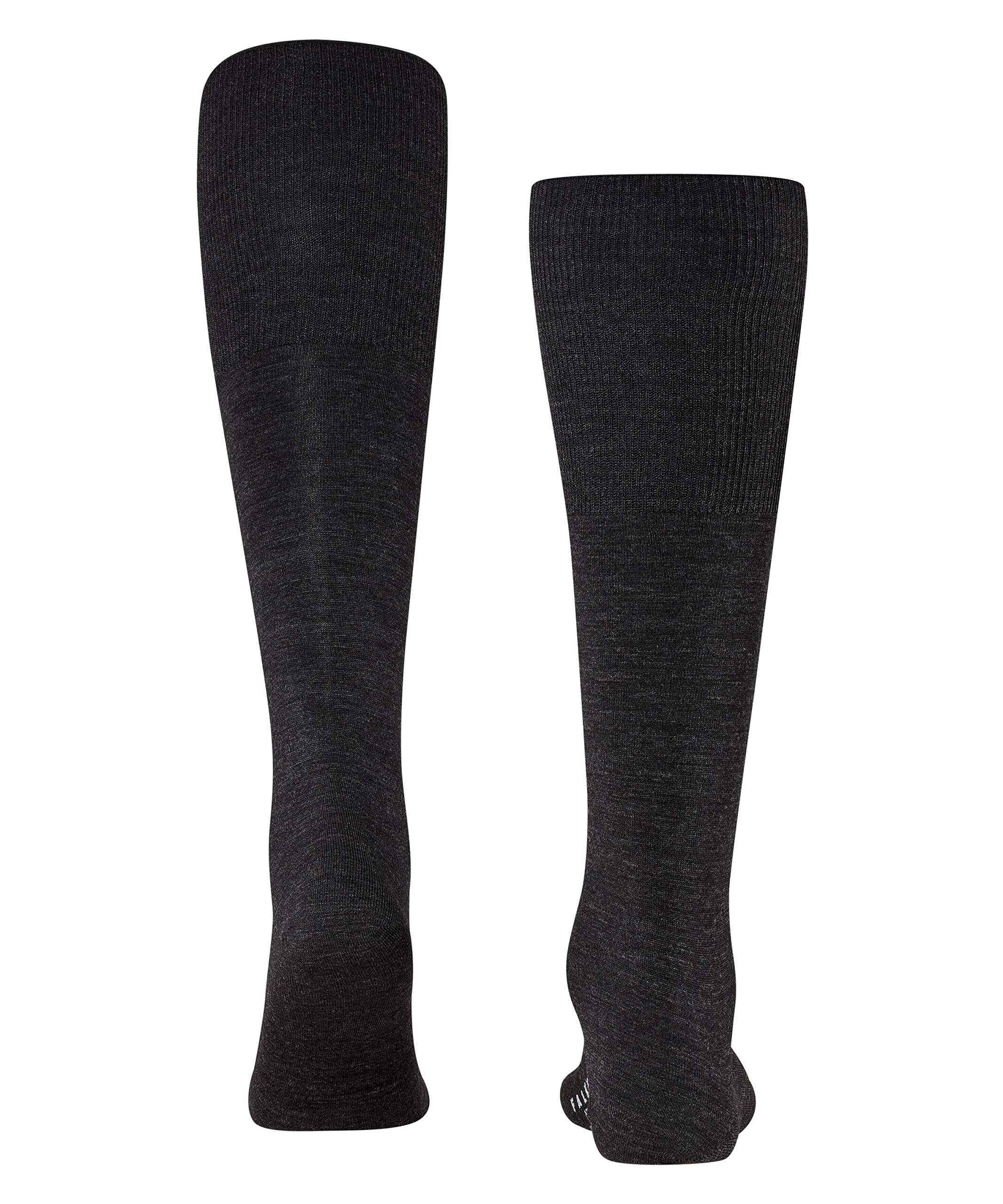 FALKE Men's Knee-High Dress Socks - Breathable Merino Wool & Cotton Blend - Formal & Business Socks for Work, Travel & Office Wear - Comfortable Lightweight Dress Socks for Professionals & Frequent Flyers