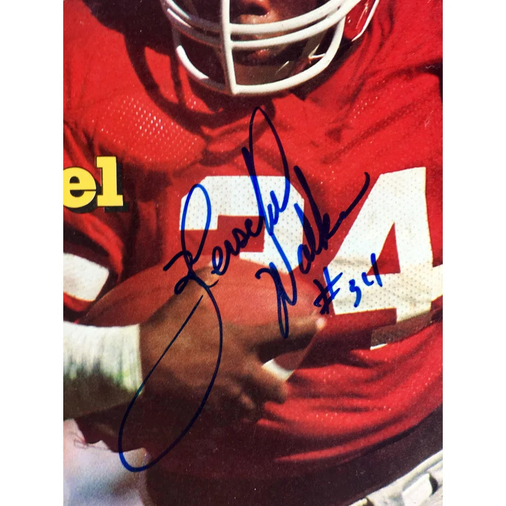 Herschel Walker Autographed Inside Sports Magazine Georgia Bulldogs Football Collectible with JSA COA - Perfect for Fans, Memorabilia Displays, and Sports Themed Rooms