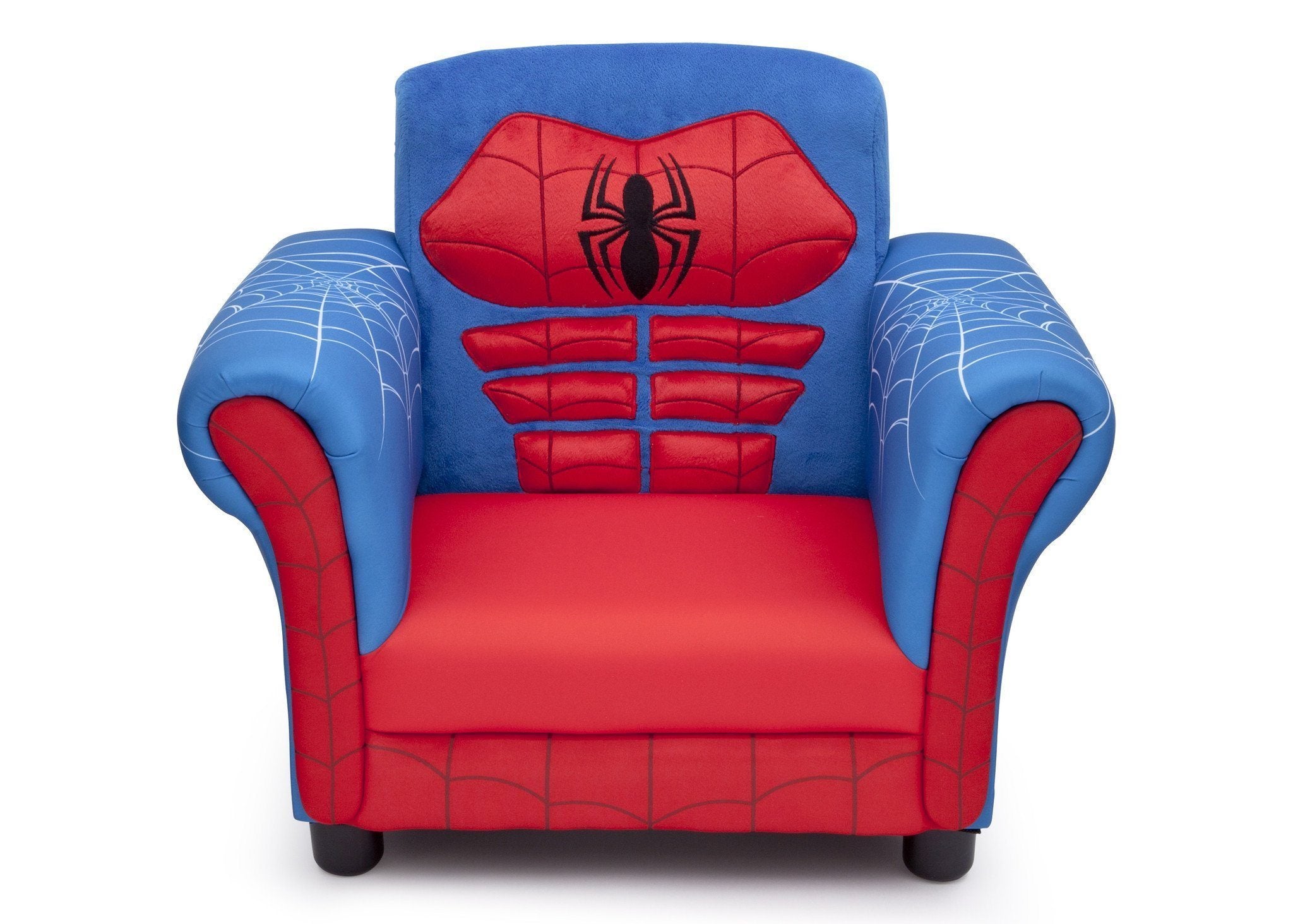 Spider-Man Themed Upholstered Chair for Kids Room, Gaming, and Movie Nights - Marvel Superhero Decor Furniture for Bedroom and Playroom