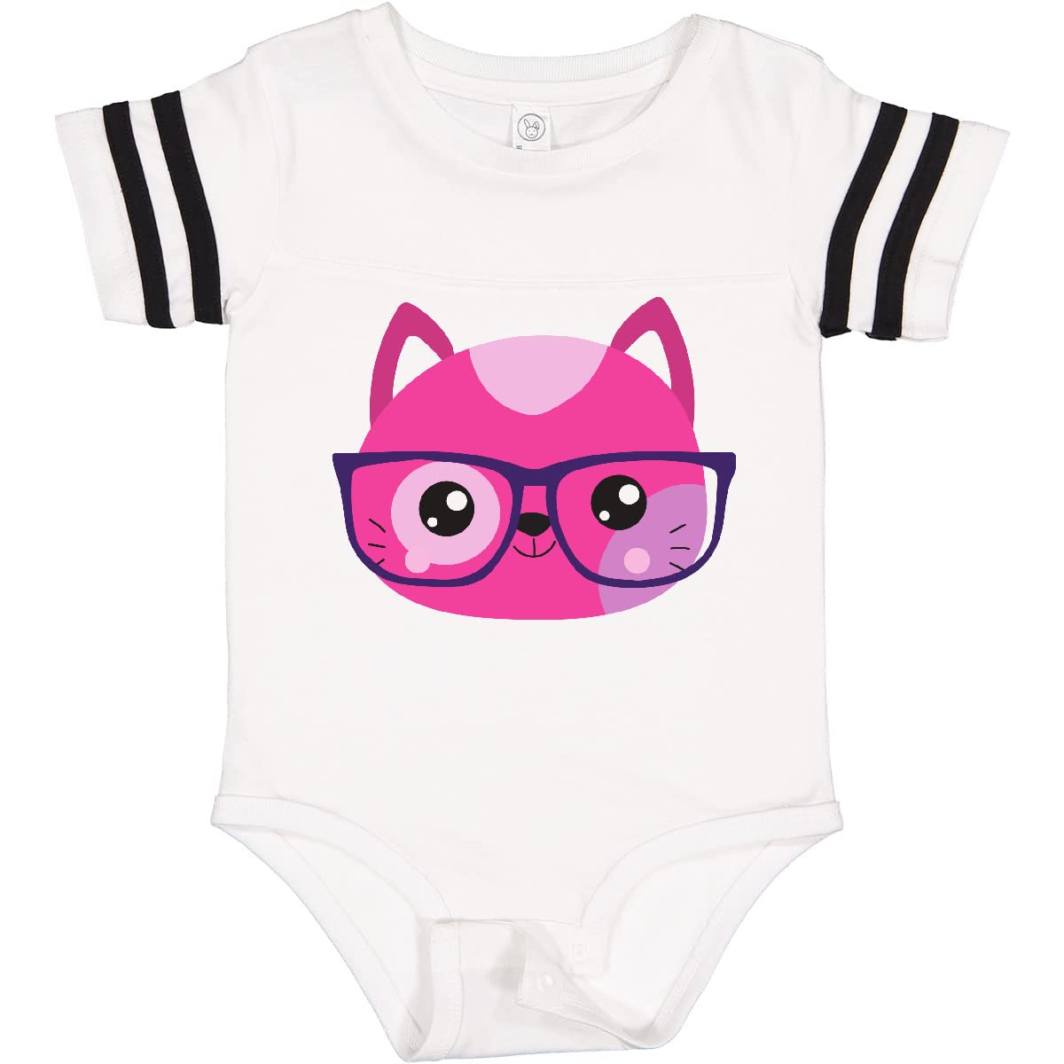 Hipster Cat Bodysuit - Kitten with Glasses for Baby Outfits