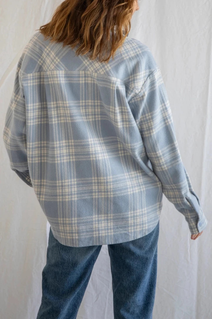 Snowfall Checkered Shirt for Men - Stylish Flannel Plaid Button Down Shirt - Casual Winter Fashion for Outdoor Activities and Holiday Gatherings