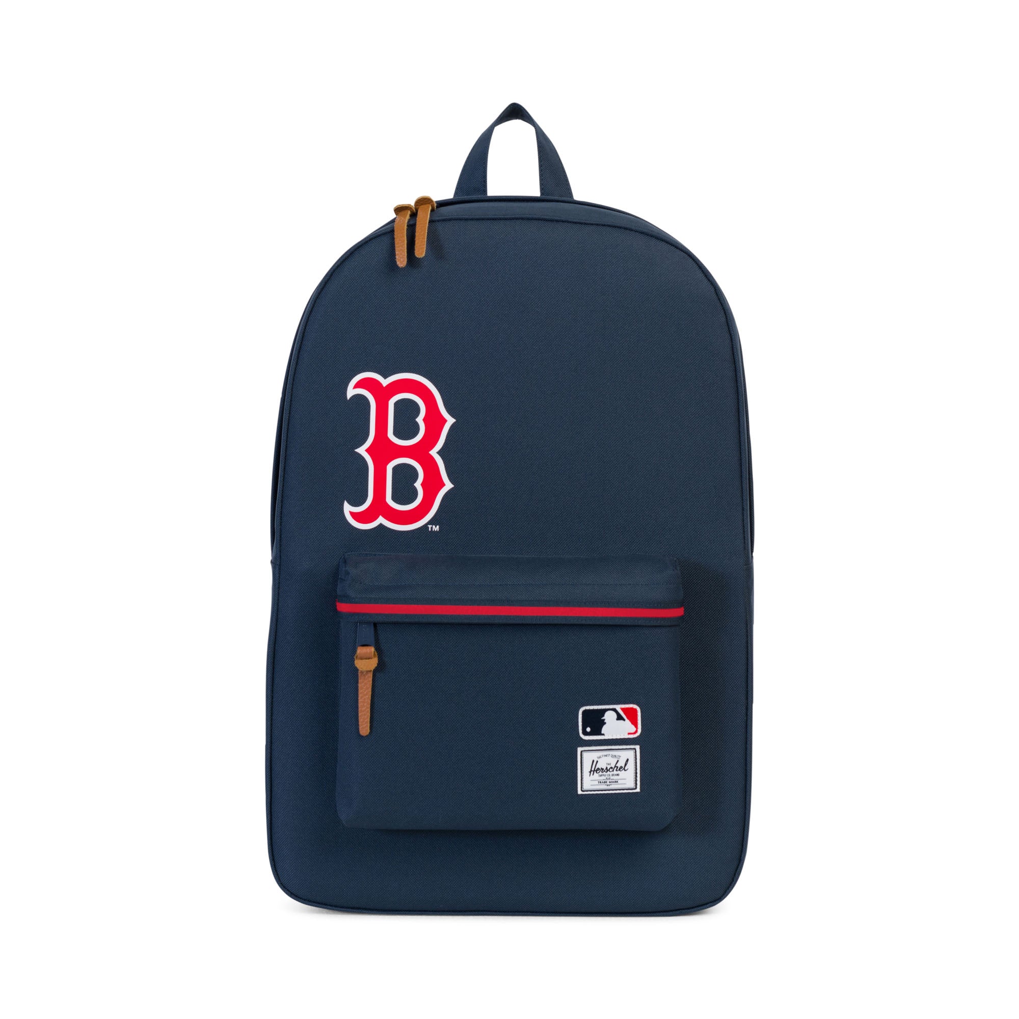Herschel x MLB Boston Red Sox Heritage Backpack Navy - Stylish Laptop Backpack for College, Travel & Work | Durable Water-Resistant Design