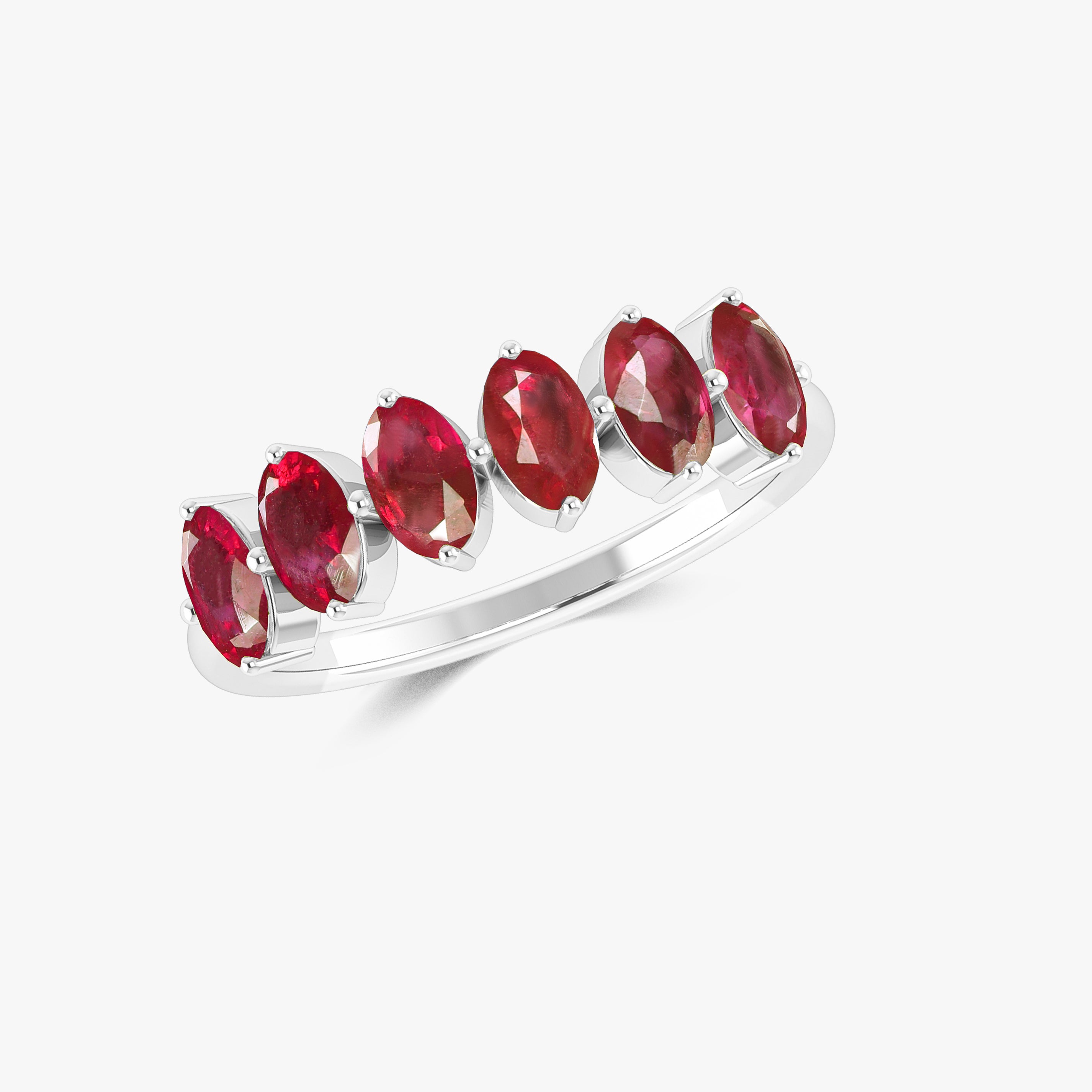 Red Oval Ruby Gemstone Ring for Women - Elegant Vintage Jewelry for Engagement, Wedding & Special Occasions