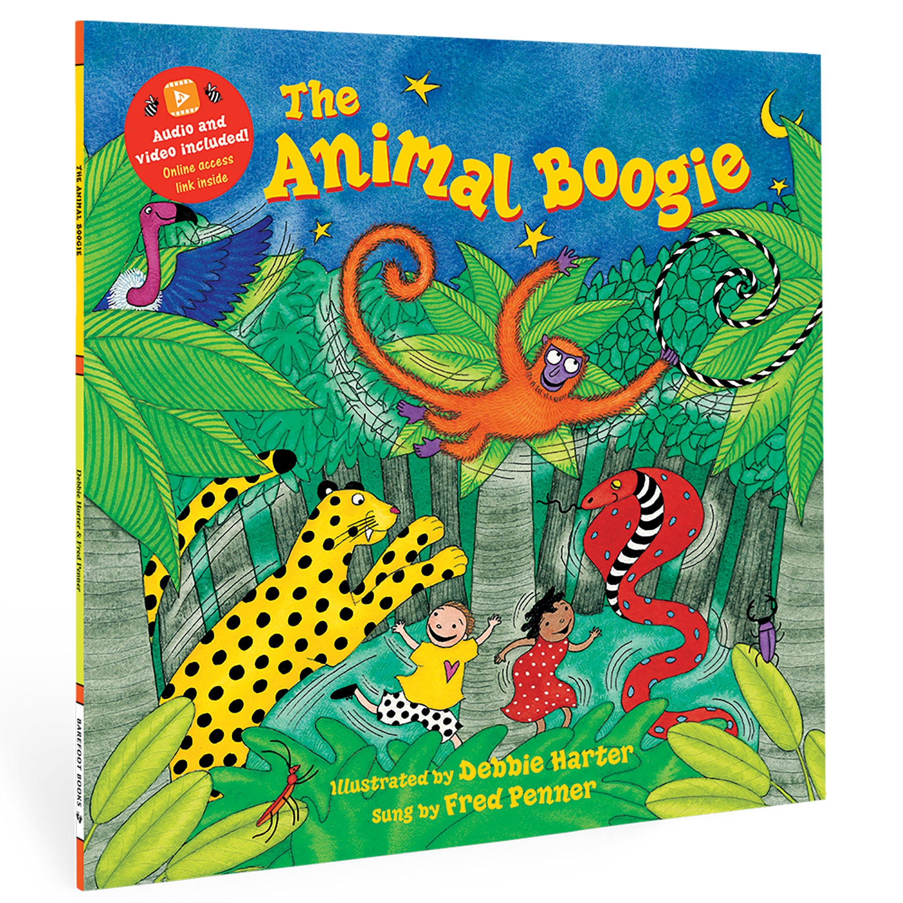 Barefoot Books PreK Boogie Time Singalongs 4-Piece Book Set for Toddlers - Interactive Musical Storybooks for Early Learning & Dance Playtime