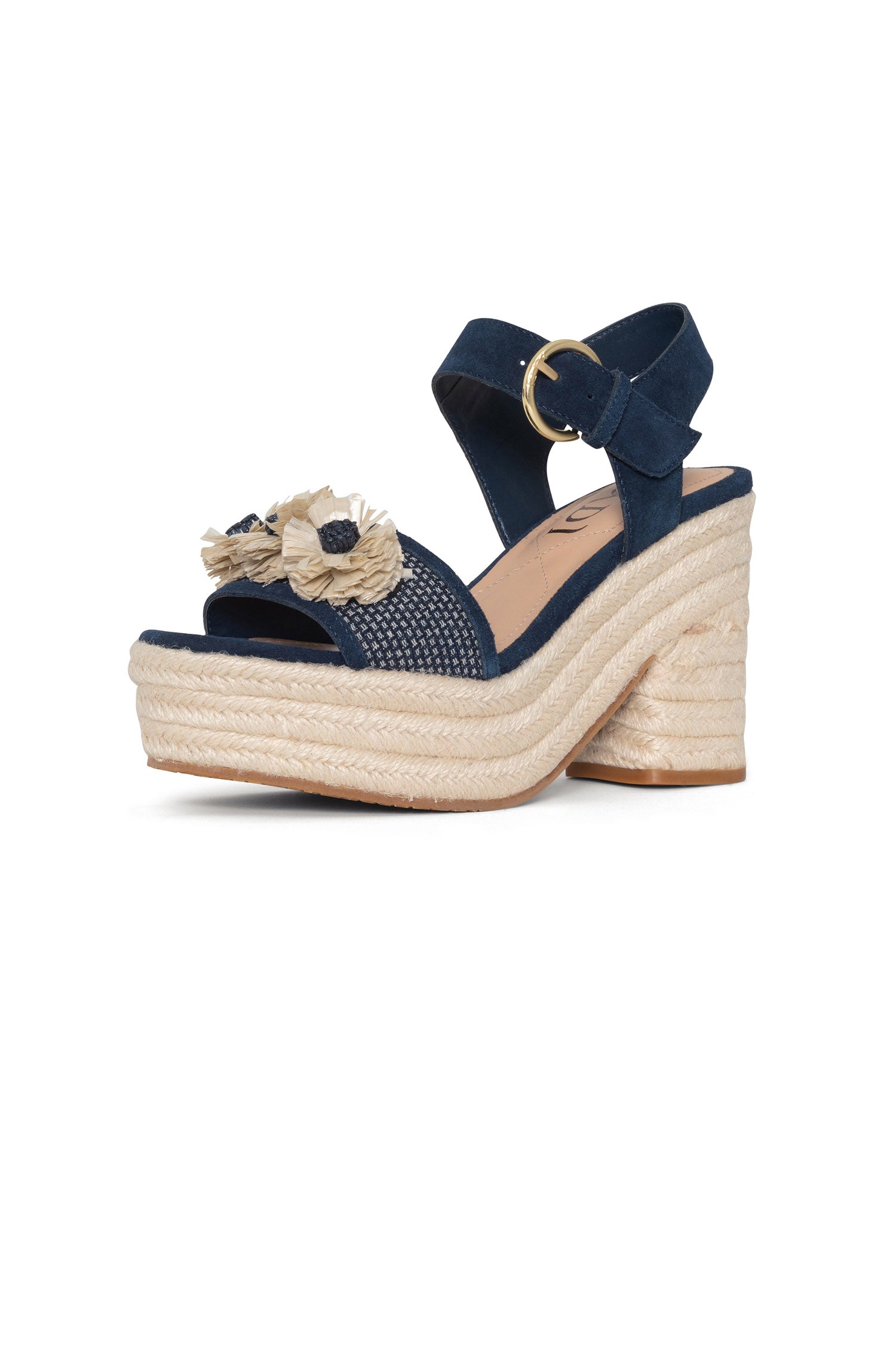Houston Platform Sandals for Women - Comfortable Indigo Summer Wedge Sandals | Beach, Vacation & Casual Outfit Essential