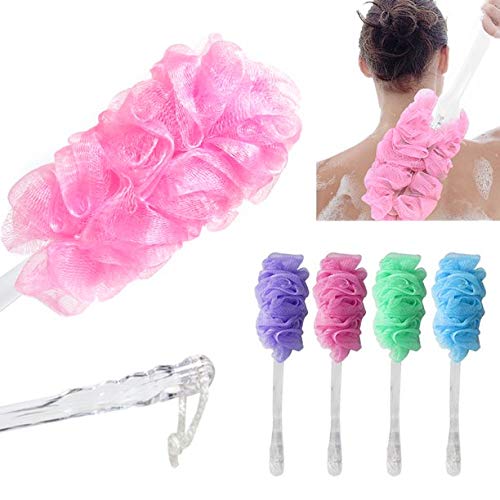 Premium Round Bath Sponge & Loofah Back Scrubber Set - 9-Piece Exfoliating Shower Essentials for Women & Men - Perfect for Body Cleansing, Dead Skin Removal & Spa Relaxation at Home