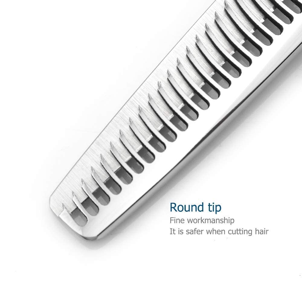 Kinsaro Professional 5.75 Inch Hair Cutting Scissors & Thinning Shears Set - Barber Scissors for Precision Haircuts, Styling, and Trimming | Perfect for Salon Professionals & Home Hair Care