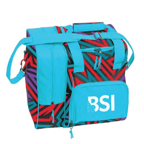 BSI Deluxe Single Tote Teal Bowling Bag for Women - Stylish & Spacious Handbag for Bowling, Travel, Work & Everyday Use