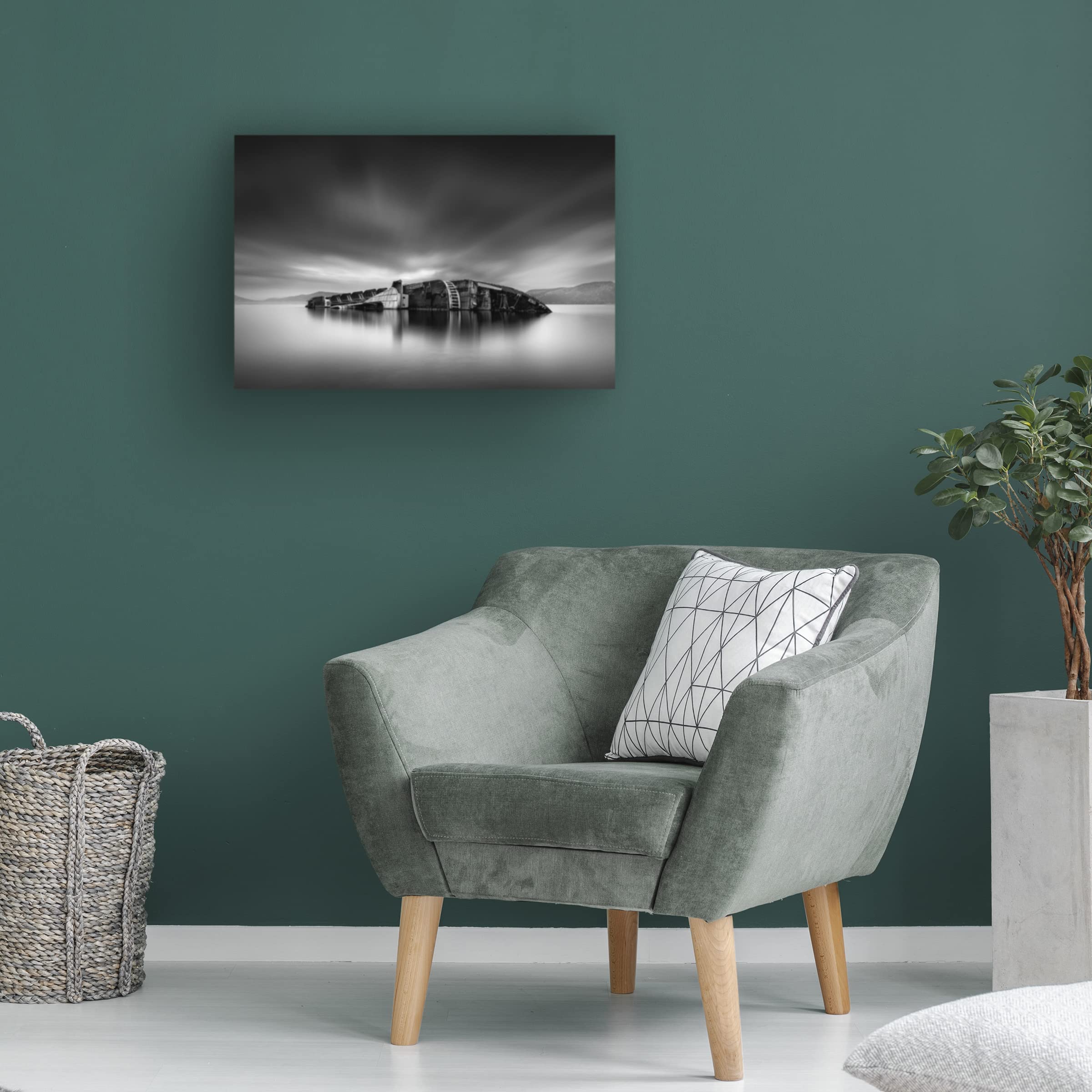 George Digalakis 'Mediterranean Sky IV' Canvas Wall Art Print - Coastal Home Decor for Living Room, Bedroom & Office | Trademark Fine Art Collection