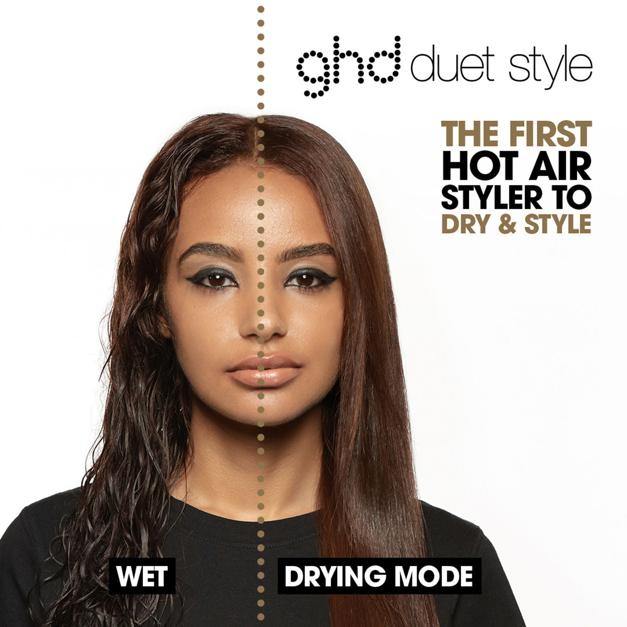 Duet Style 2 in 1 Hot Air Styler Brush & Hair Dryer - Professional Blowout Tool for Salon-Quality Styling at Home | Perfect for Straightening, Volumizing & Smoothing Hair