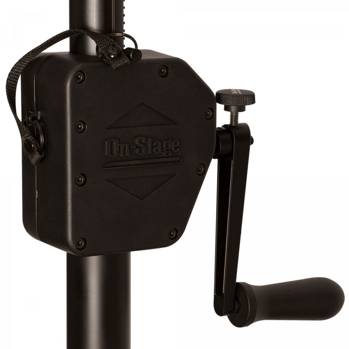 On-Stage LS7805QIK Adjustable Power Crank-Up Lighting Stand for Stage, Studio & Live Performances - Heavy Duty Tripod Base with 78