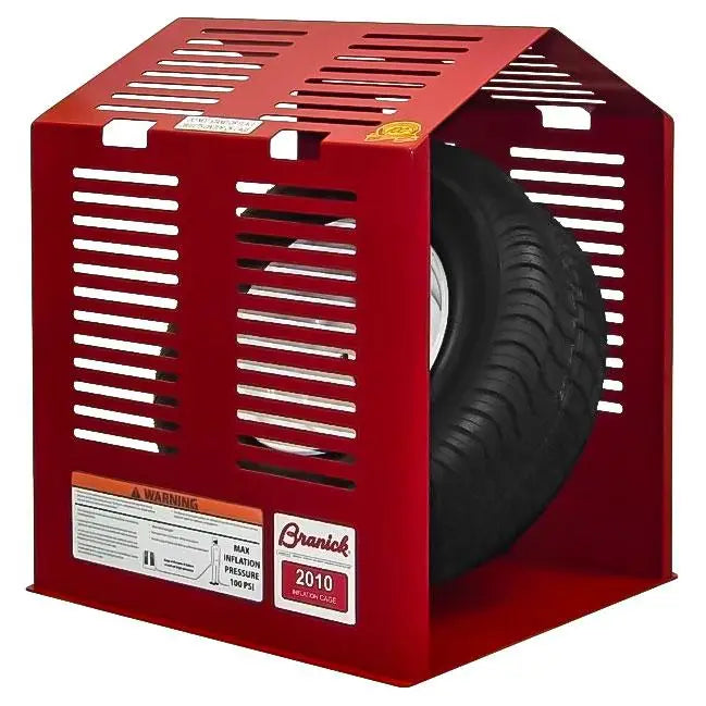 Branick 2010 Heavy Duty Utility Tire Inflation Cage for Truck & Tractor Tires - Safety Protection During Tire Inflation & Repair