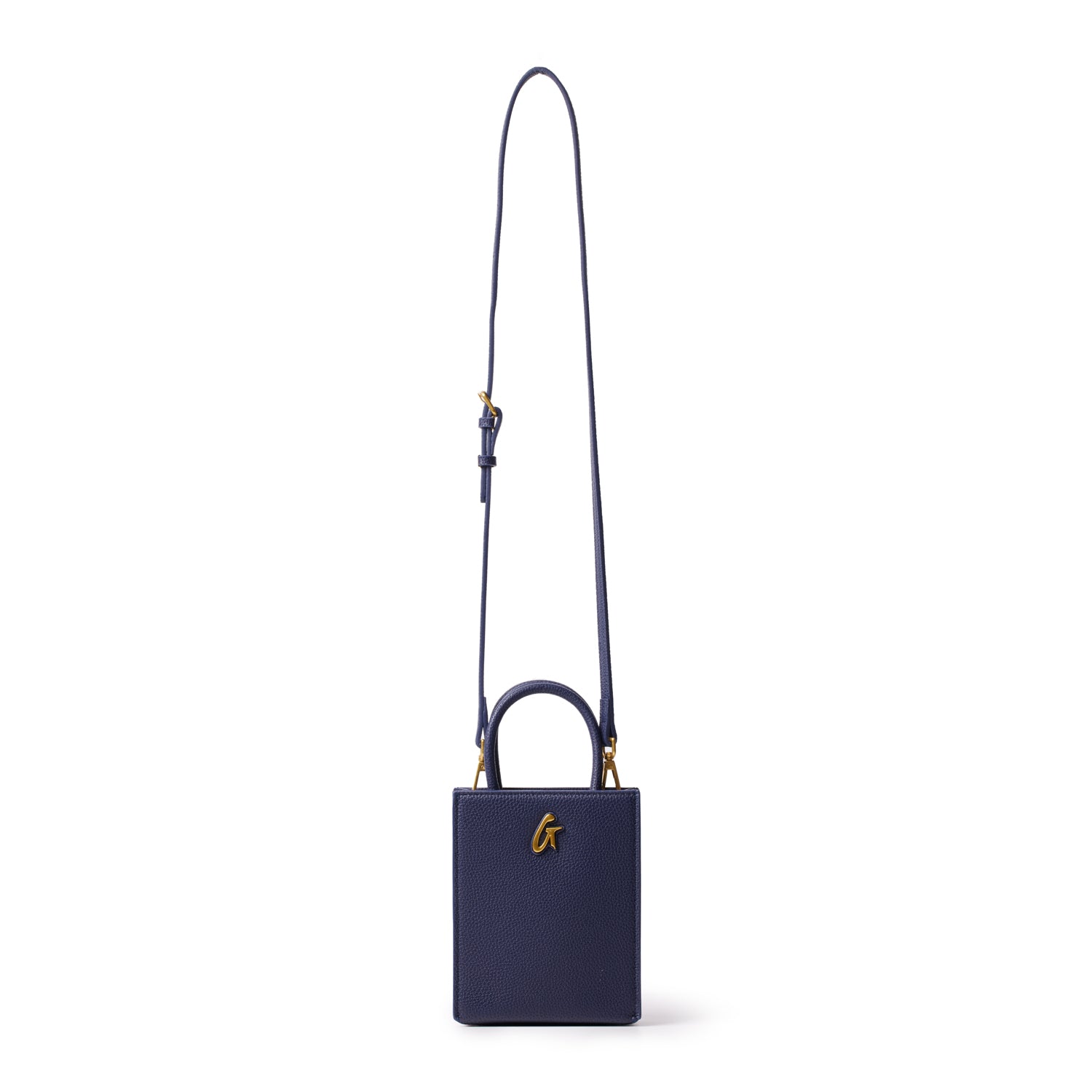 Mini Pebble Tote Bag - Navy Blue Stylish Crossbody Purse for Women, Perfect for Travel, Shopping & Everyday Use