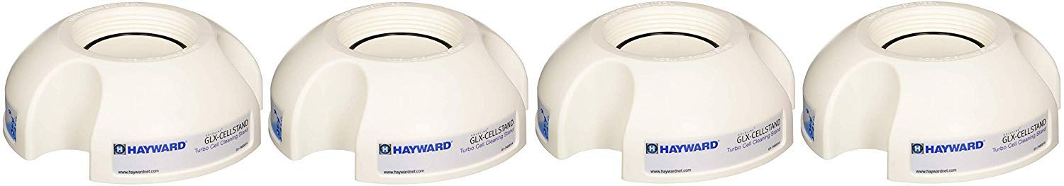 Hayward GLX-CELLSTAND Replacement Cleaning Stand for All Hayward Turbo Cells - 4 Pack - Pool Salt Chlorine Generator Maintenance Accessory for In-Ground & Above Ground Pools