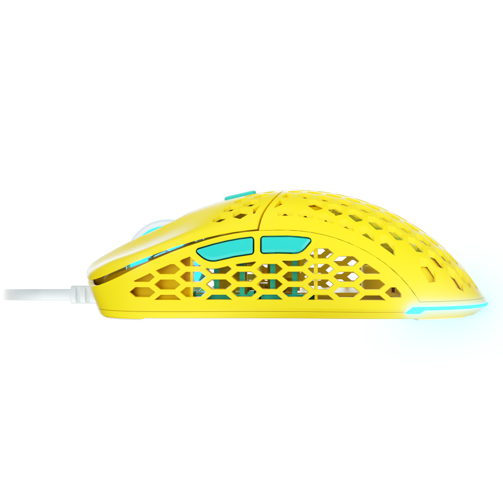 SpongeBob X Ghost M1 UltraLight Gaming Mouse - Wireless RGB Ergonomic Computer Mouse for PC, Mac, Laptop - Perfect for FPS, MOBA, Esports Gaming & Office Work