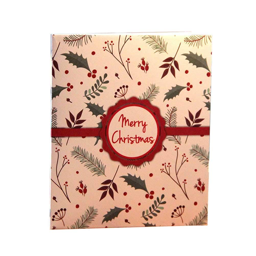 BESTOYARD 5Pcs 3D Christmas Greeting Cards - Elk Holiday Pop Up Cards, Handmade Xmas Cards with Hollow Design for Festive Decorations & Gift Giving | Perfect for Christmas Tree Ornaments, Party Favors, and Holiday Greetings