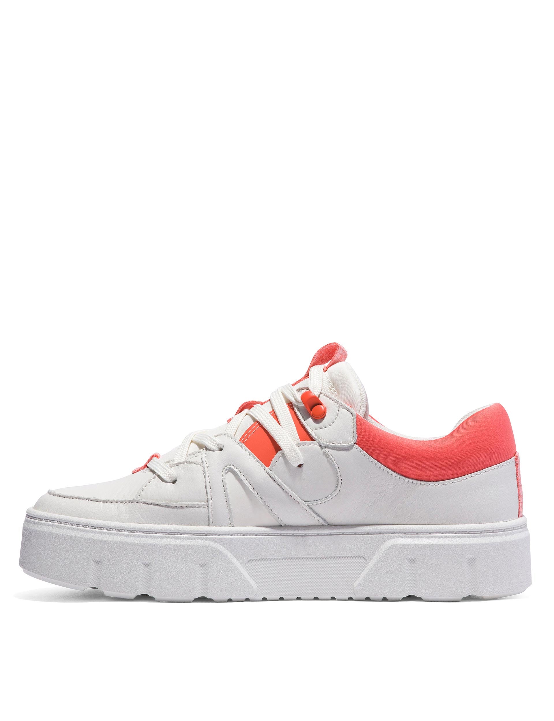 Laurel Court Women's Lace-Up Low Top Sneakers in White - Perfect for Casual Wear, Walking & Everyday Comfort