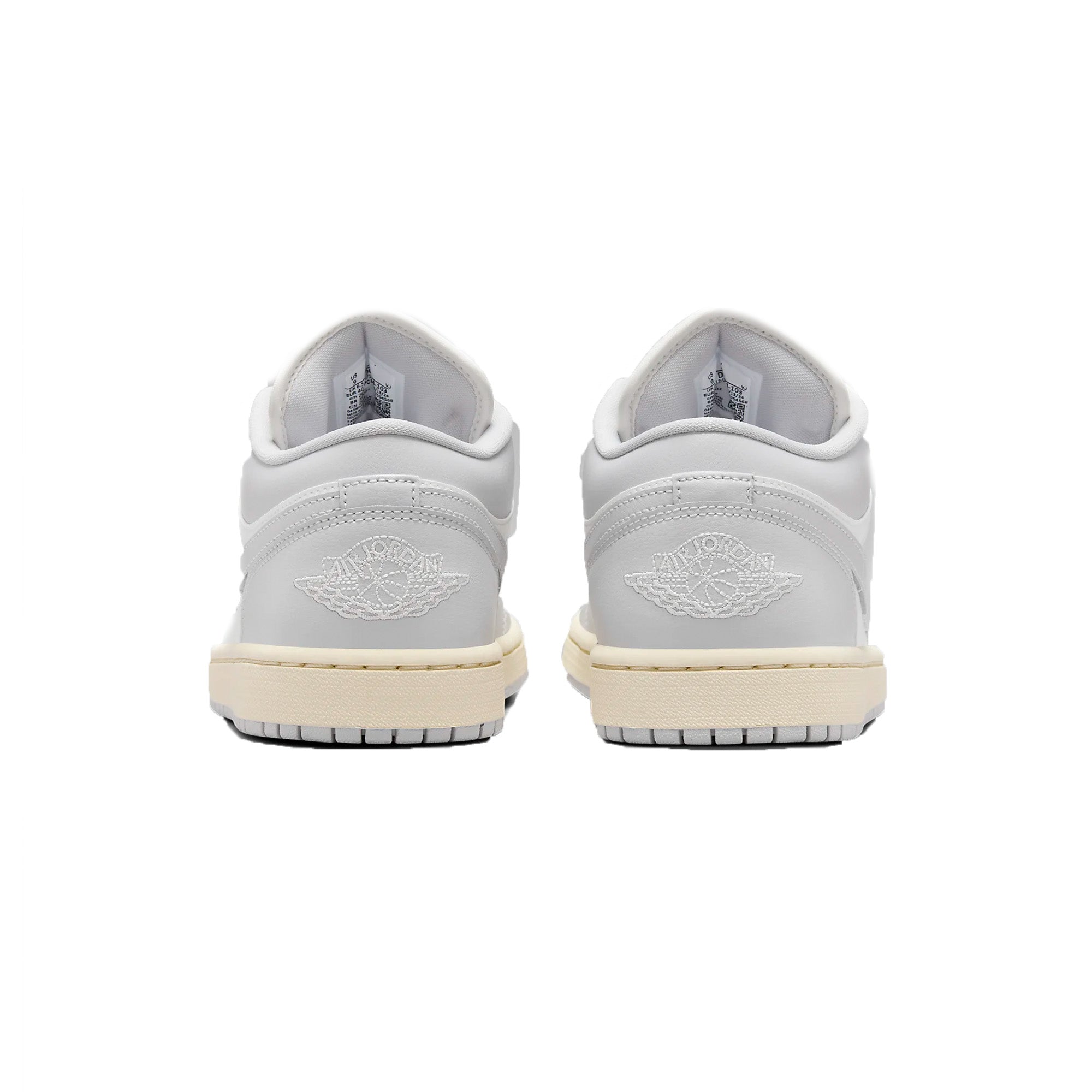Air Jordan 1 Low 'Coconut Milk Neutral Grey' Women's Sneakers 2024 - Retro Basketball Shoes for Women, Casual Streetwear Fashion & Gym Workouts
