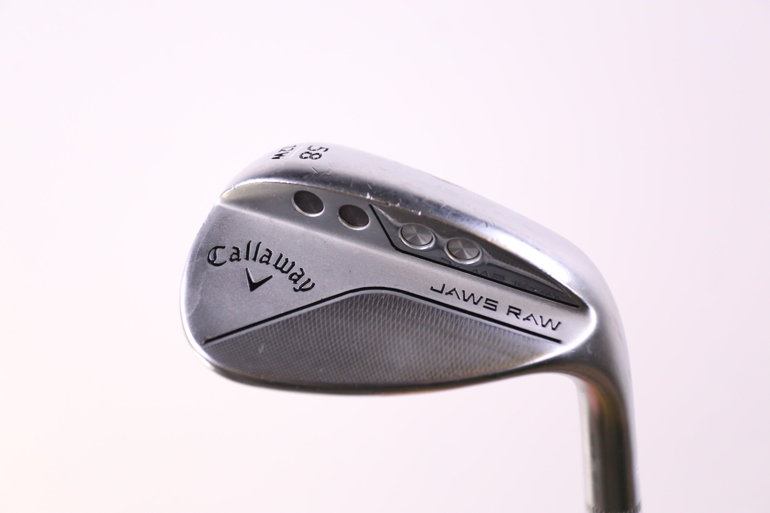 Callaway JAWS Raw Chrome Lob Wedge 58° Right Handed Stiff Flex Golf Club - Perfect for Short Game & Bunker Shots