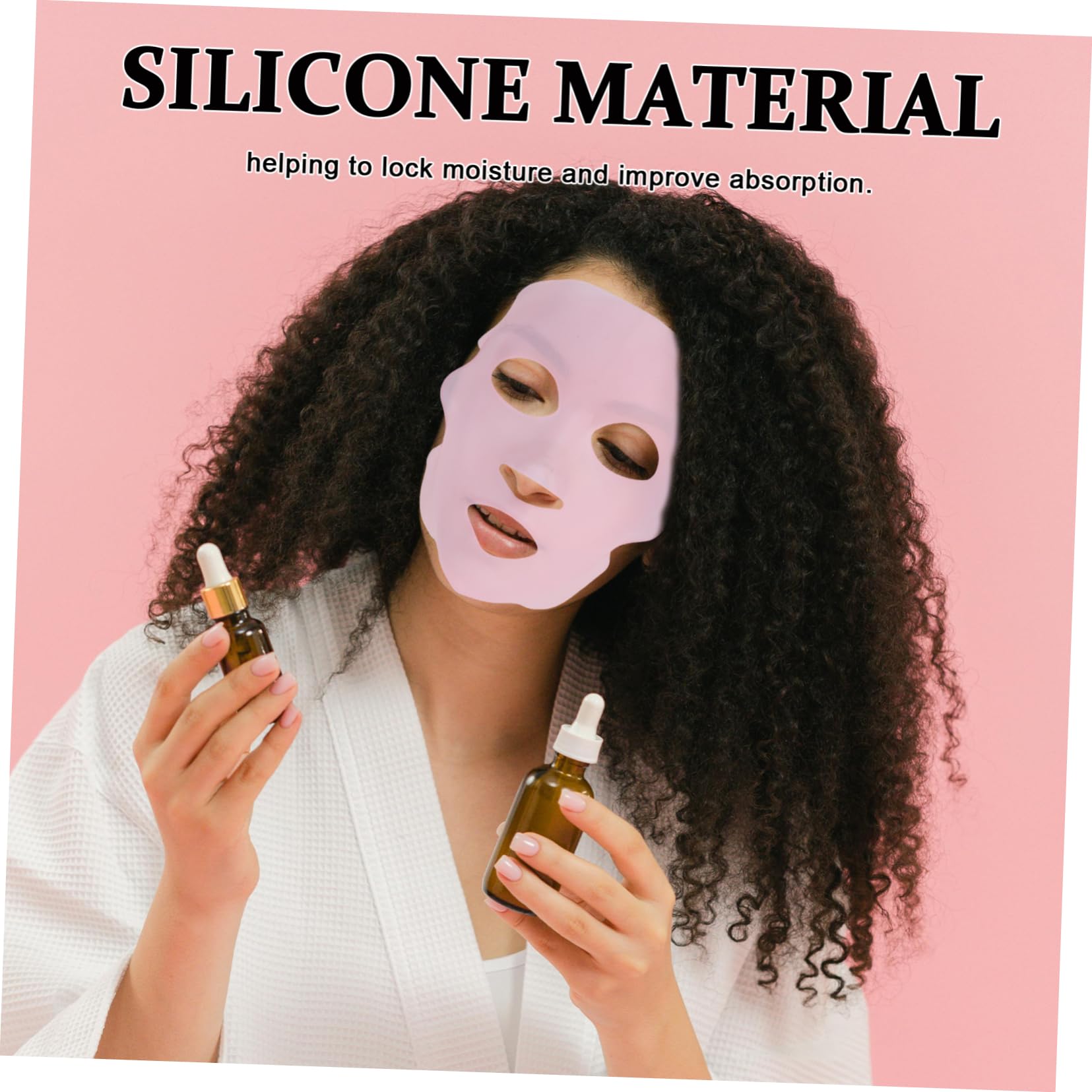 3D Silicone Mask Cover - Reusable Skincare Holder for Women | Spa & Home Use