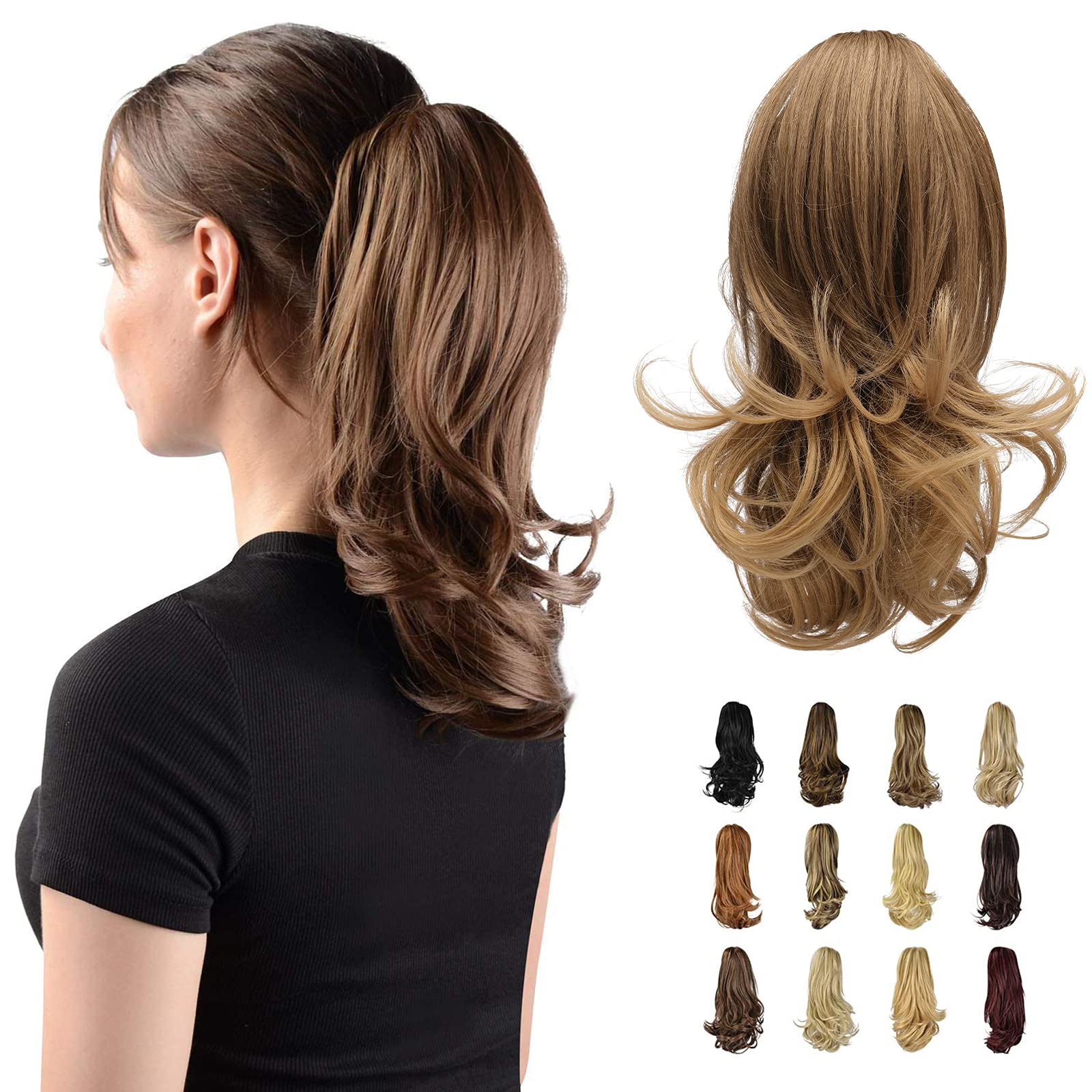 Clip-In Synthetic Claw Hair Extension - 13