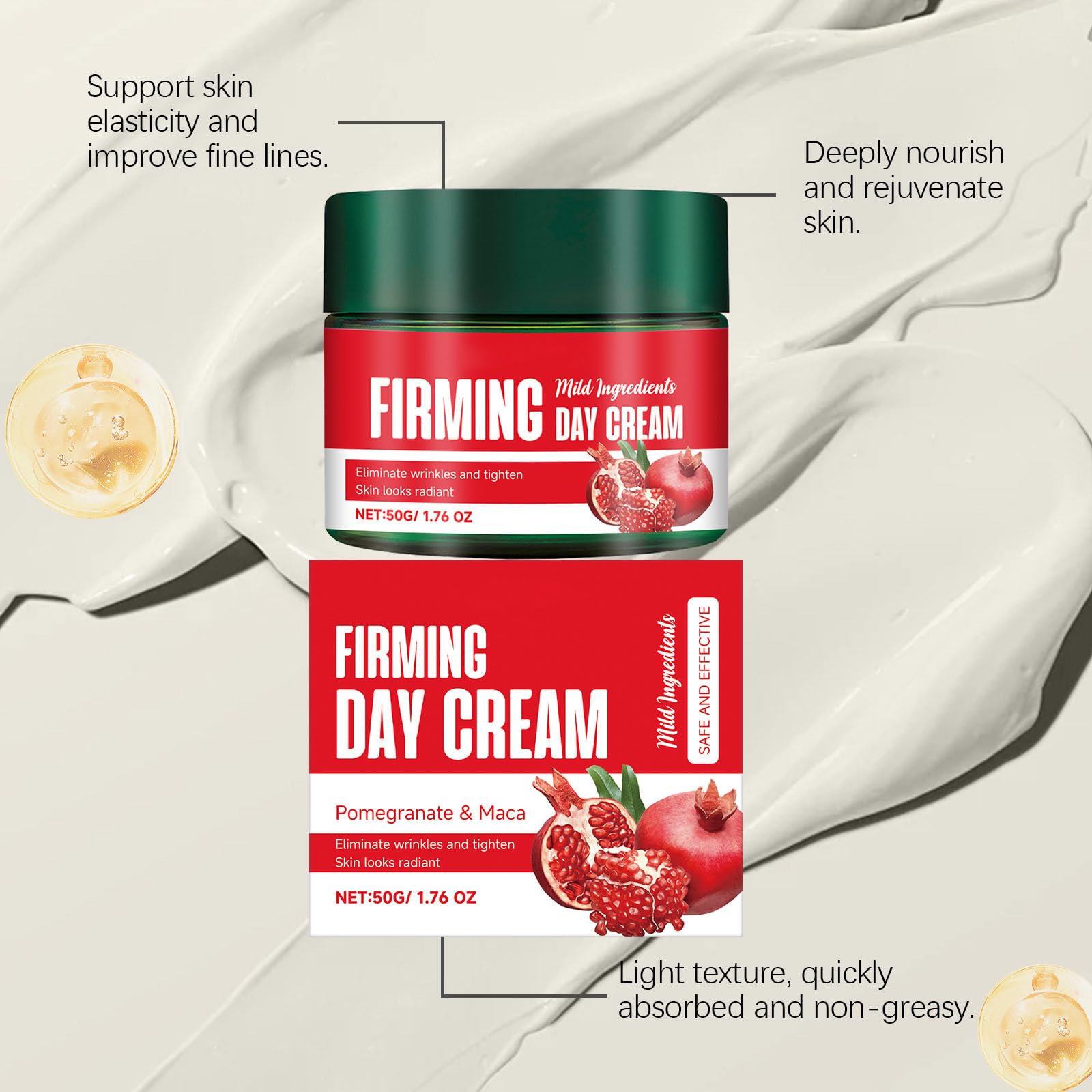 Best Moisturizing & Firming Face Cream for Women - Deep Nourishment, Collagen Boosting Anti-Aging Cream - Hydrates & Protects for Youthful Skin - Perfect for Daily Skincare Routine & Night Care