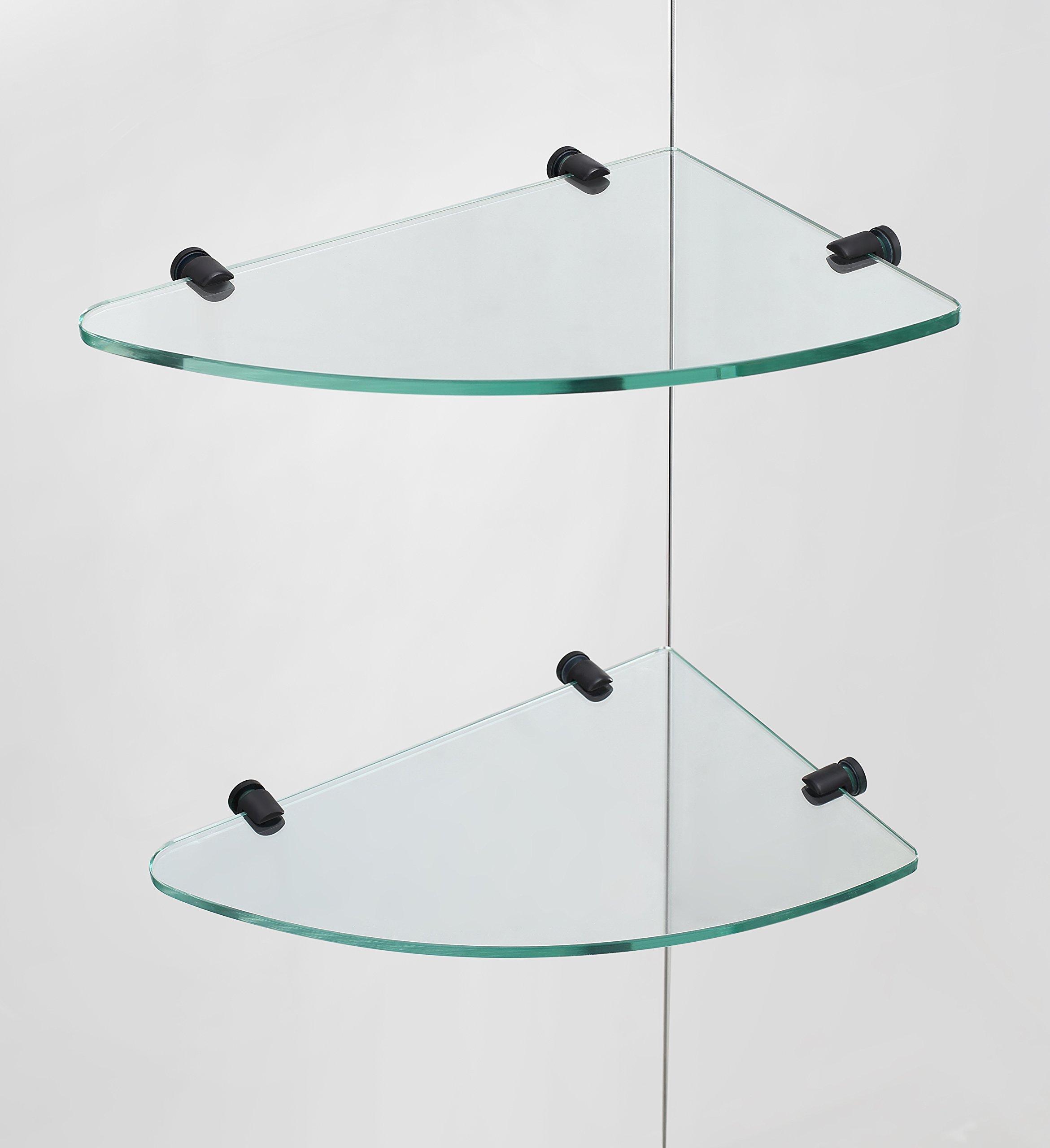 Frosted Glass Frameless Hinged Shower Door with Shelves - Aston Belmore GS Series | Modern Bathroom Upgrade for Spa-Like Experience