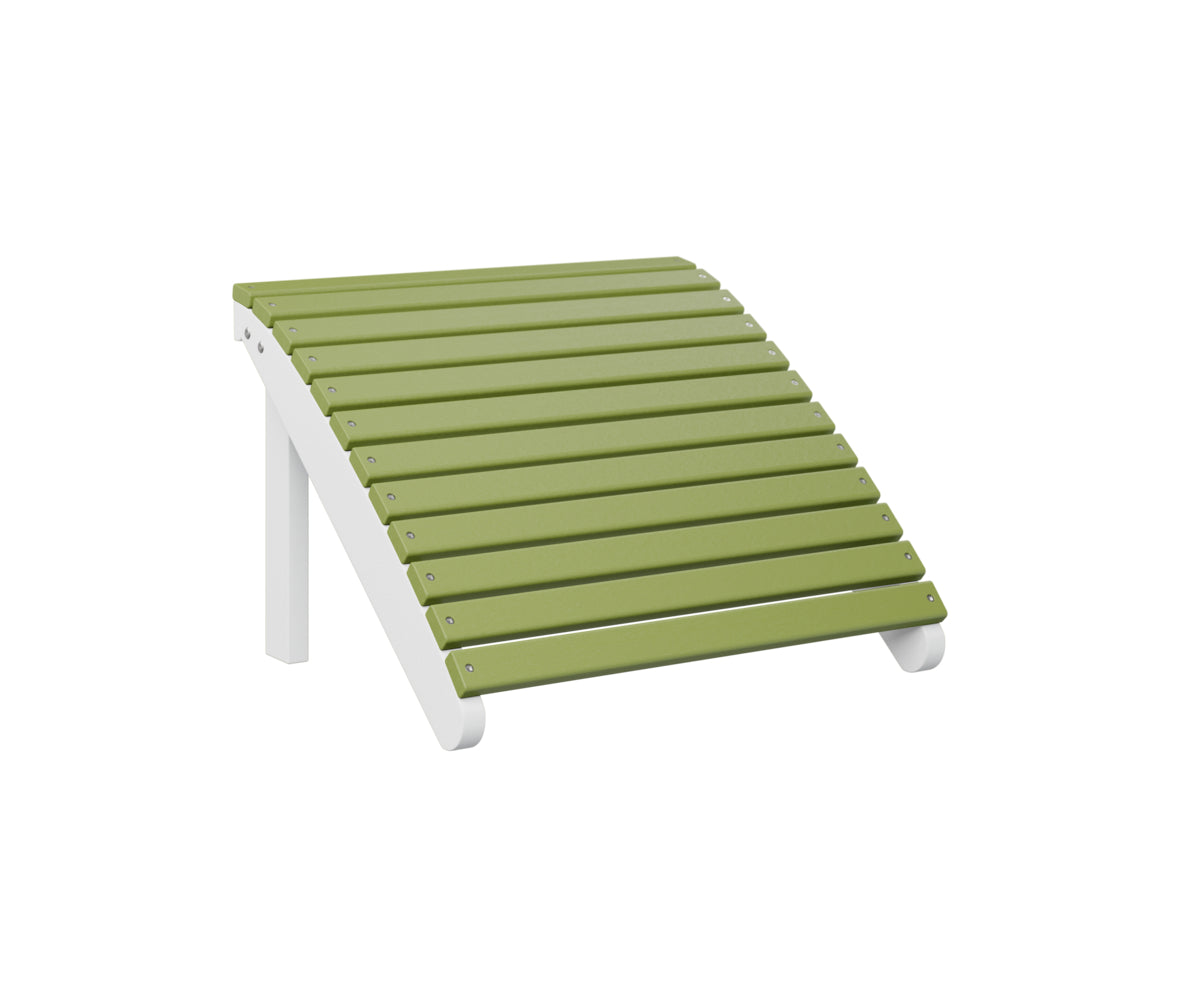Berlin Gardens Adirondack Footstool - Outdoor Patio Furniture, Durable Weather-Resistant Wooden Ottoman for Deck, Garden & Poolside Relaxation