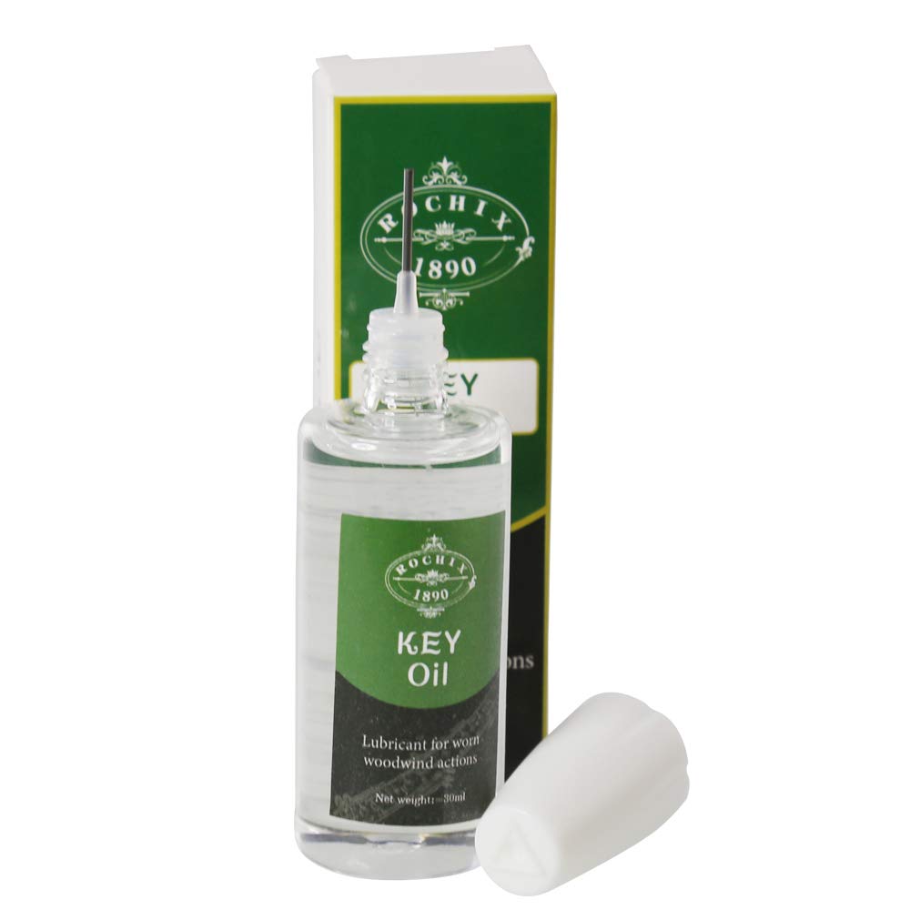 Premium Key Oil for Musical Instruments & 2-Piece Flute Cleaning Brush Kit - Perfect for Woodwind Maintenance, Saxophone, Clarinet Care & Instrument Protection