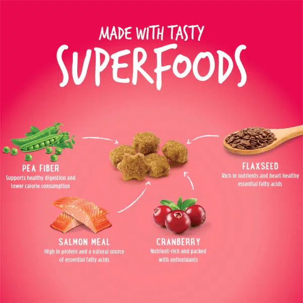 Fruitables Salmon & Cranberry Cat Treats - Grain-Free, Healthy Snacks for Cats - Perfect for Training, Rewards, and Indoor Cats