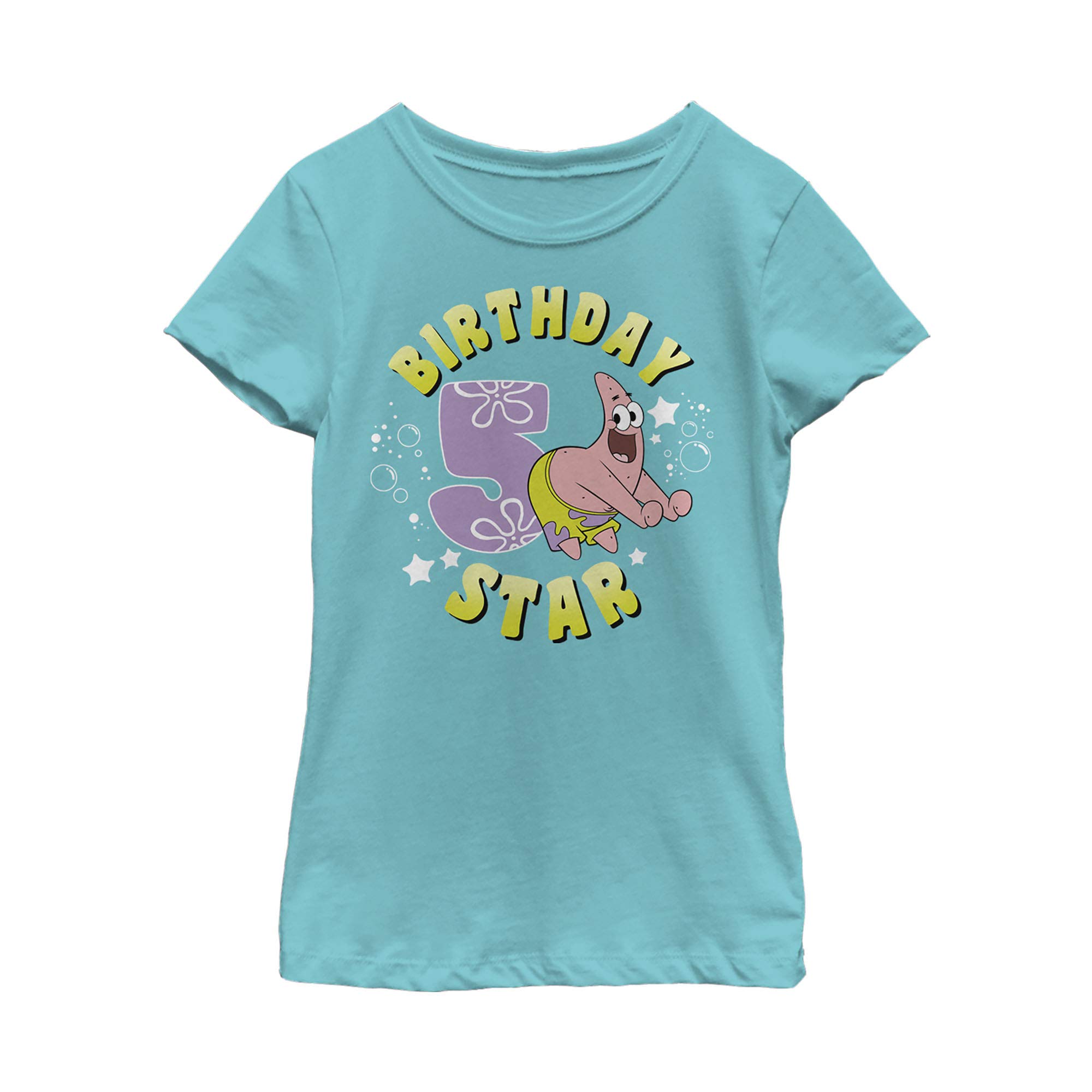 SpongeBob SquarePants & Patrick Birthday T-Shirt for Women - Soft Short Sleeve Graphic Tee - Perfect for Birthday Parties, Casual Wear & Gifts