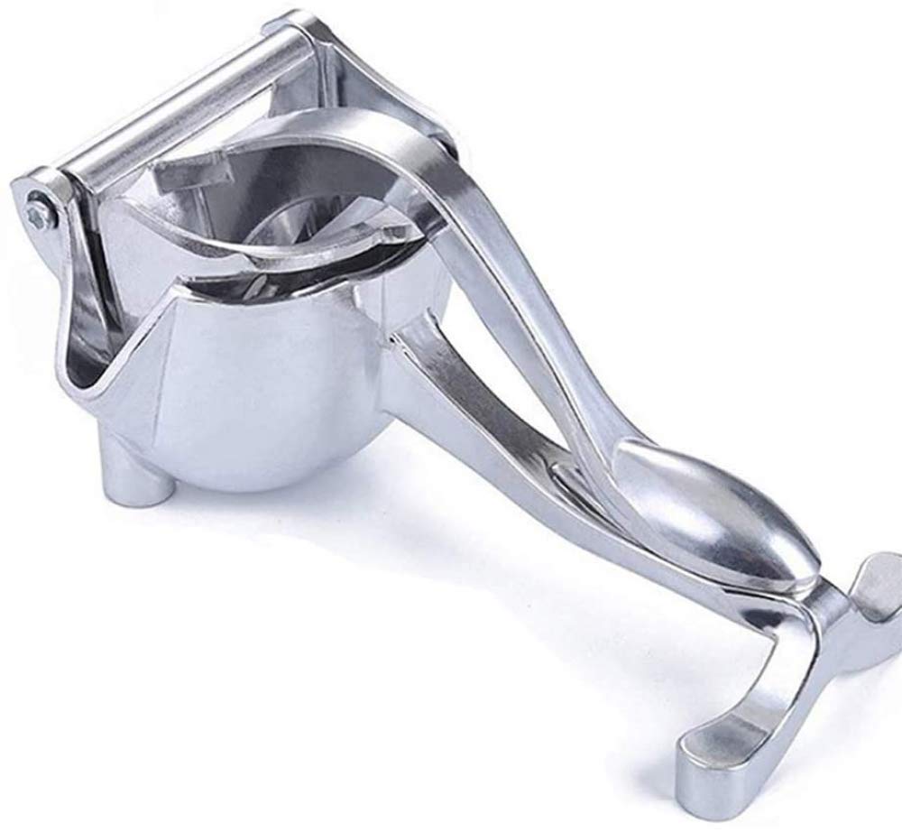 Premium Stainless Steel Manual Citrus Juicer - Heavy Duty Hand Press for Oranges, Lemons & Limes - Perfect for Fresh Juice, Cocktails & Healthy Breakfasts