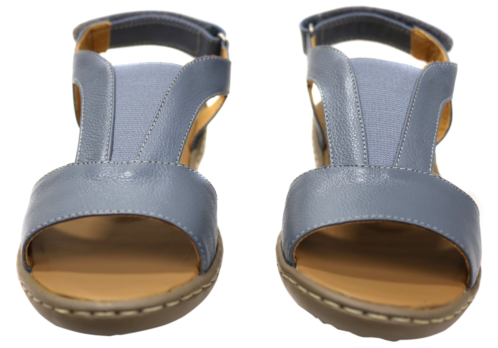 Opananken Elva Women's Comfortable Brazilian Leather Sandals - Stylish Summer Casual & Beach Walking Sandals for Women